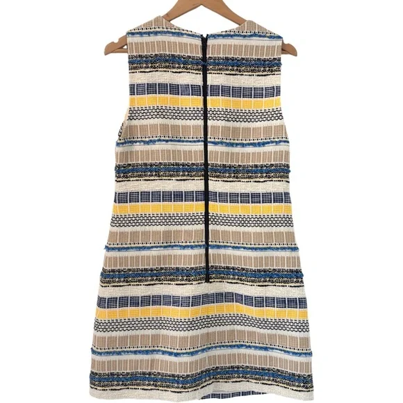 ALICE + OLIVIA Coley Textured Sleeveless A-Line Mini Dress Size 4 - Picture 8 of 12
